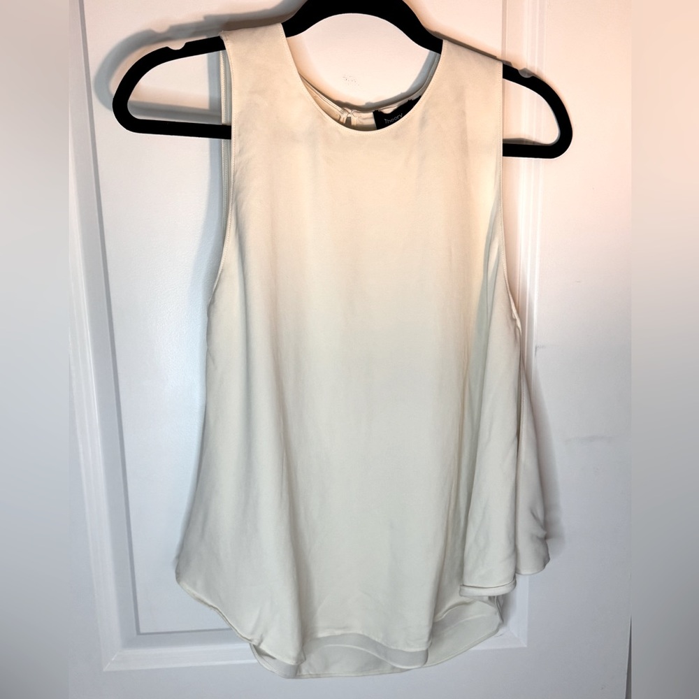 Theory 100% Silk Flowy Top